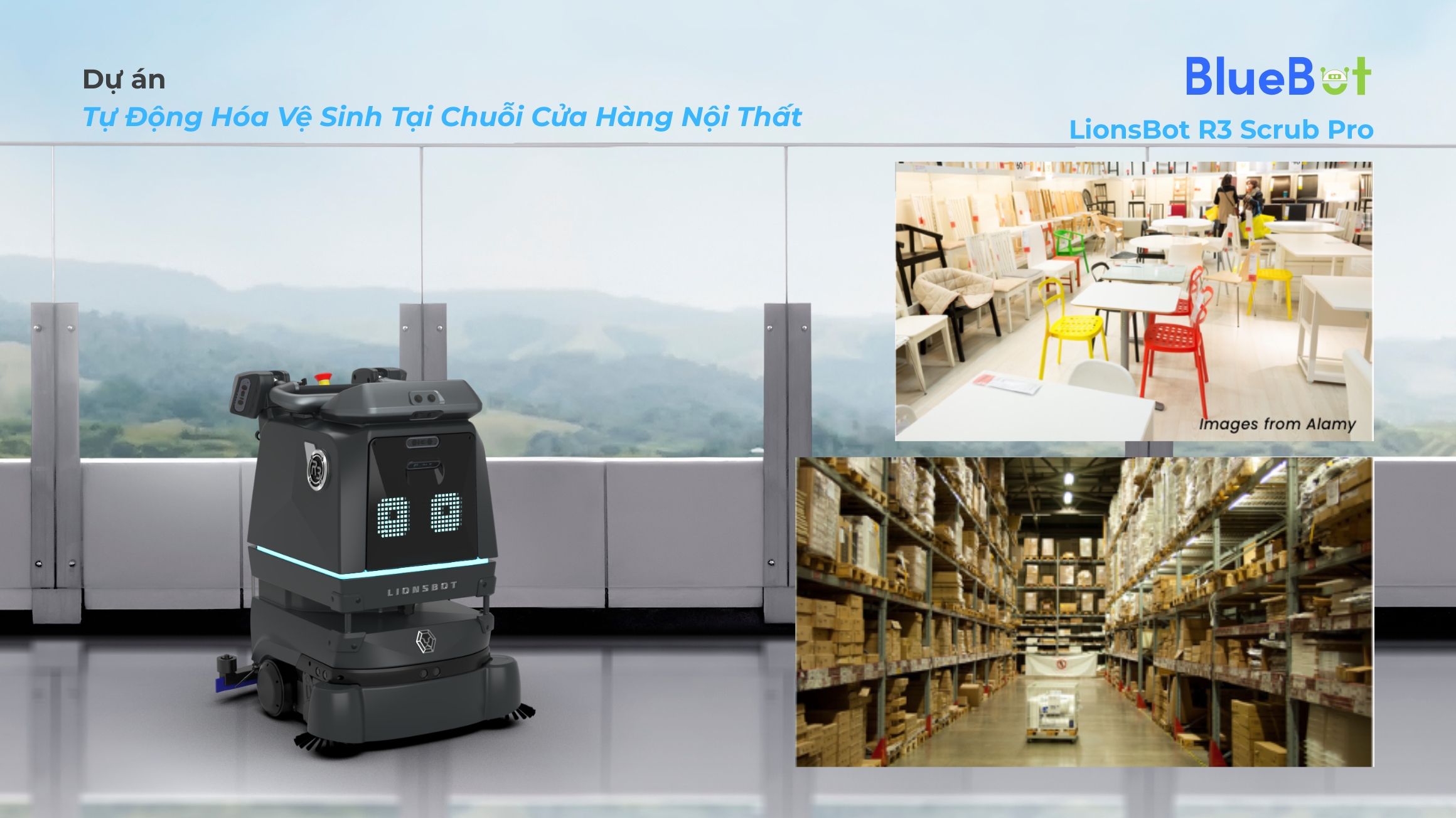 R3 Scrub Pro – Robot nhỏ gọn, linh hoạt, mạnh mẽ