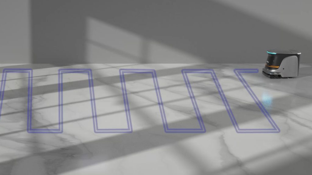 Sử dụng thuật toán điều hướng thông minh để đi theo đường zigzag