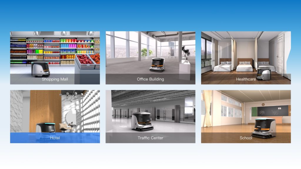 Robot chà sàn BlueBot C22 đặc biệt phù hợp đa không gian
