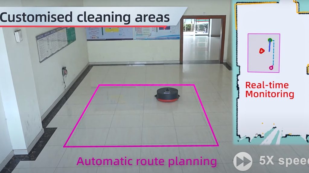 BlueBot S30 cho phép người dùng tạo tường ảo để kiểm soát