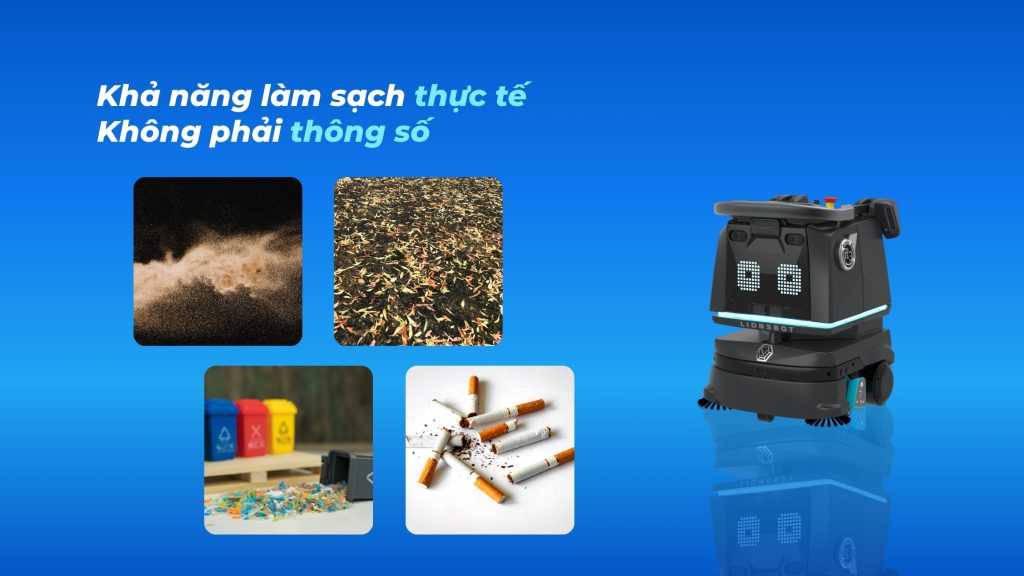 R3 VAC được thiết kế để xử lý tốt các loại bụi khô